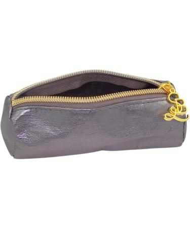 Gun Metal Gray Coin Zip Pouch with Microfiber Cleaning Cloth - 5 Inch | Stylish & Functional International Shipping - Buy Online on GoSupps.com