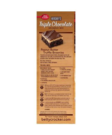 Betty Crocker Hershey's Triple Chocolate Brownie Mix 80oz (4 Pack) - Rich & Indulgent Dessert - Buy Online on GoSupps.com