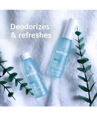 Tea Tree Calming Feminine Mist 1 fl oz | Deodorizes Odor, Soothes Intimate Area | 88.6% Tea Tree Leaf Water | 360 Sprayer - Buy Online on GoSupps.com