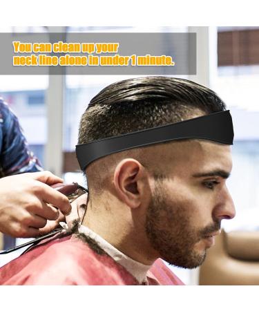 Curved Silicone Headband for DIY Home Hair Trimming - Black - Buy Online on GoSupps.com