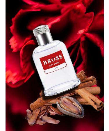 BRO$$ DEEP GREEN MEN EAU DE PARFUM 3.4 FL. Oz Woody Spicy fragrance for men. - Buy Online on GoSupps.com