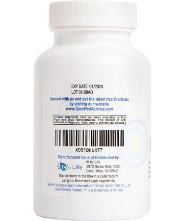 Liposomal Glutathione 500mg Softgels by Core Med Science | Setria Antioxidant Supplement | Made in USA - Buy Online on GoSupps.com