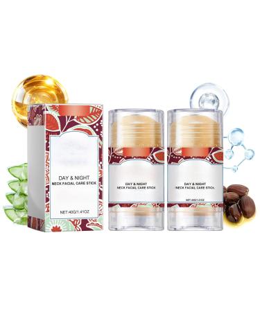 Beslibate 2PCS Neck Firming Cream 40g Face Stick for Neck Anti-aging Neck Cream Wrinkles Double Chin Reduction Neck Care Cream for Reld Skin Thinning Wrinkles Jingshuang-3