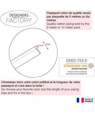 Pine Green Cotton Piping Trim for Sewing - Bias Tape in Several Colours and Lengths - 5.46 Yards (Pine Green) - Buy Online on GoSupps.com