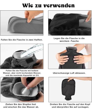 MOCRAFT Foot Harmer 3L Hot Water Bottle - Ultra Heat for Winter - Large Thermal Foot Warmers for Men & Women - Buy Online on GoSupps.com