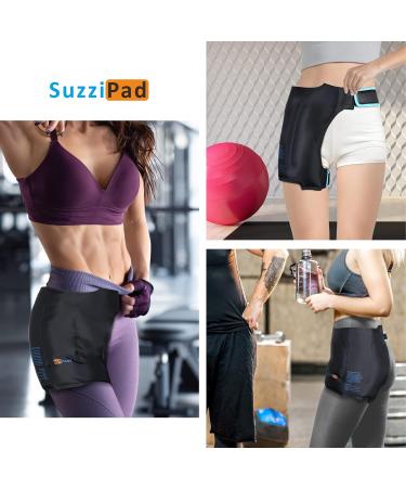 SuzziPad Hip Ice Pack Wrap for Pain Relief & Recovery - Reusable & Adjustable for Hip Injuries, Surgery, Inflammation & Swelling - Buy Online on GoSupps.com