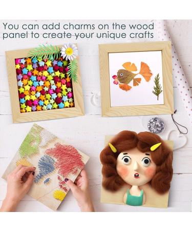 LotFancy Cradled Wood Panels 8x8 - 6 Pack for DIY Painting Craft | Square Wooden Canvas Boards - 9 Primed Canvases, 1 Tape Roll - Buy Online on GoSupps.com