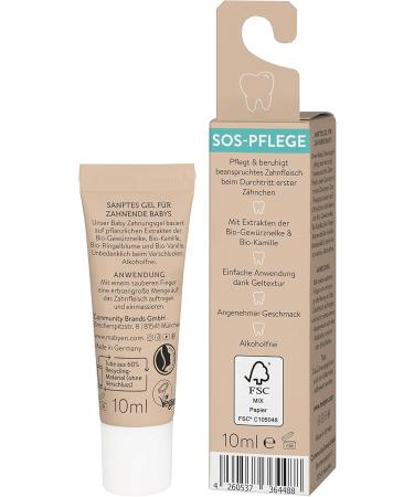 Mabyen Baby Dental Gel 10ml | Alcohol-Free Teething Relief | Gentle & Nourishing Ingredients for Infants | Organic Gum Care from Birth - Buy Online on GoSupps.com