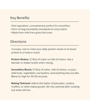 ProMix Nutrition Whey Protein Powder, Grass Fed, Unsweetened, Hormone Free - 25g Protein per Serving, Sugar Free, Soy Free, Unflavored - 32 Servings - Buy Online on GoSupps.com