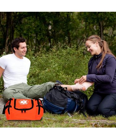 Dixie EMS First Responder Fully Stocked Trauma First Aid Kit - Orange - Buy Online on GoSupps.com