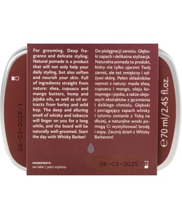Hagi Whisky Barber Baume pour Barbe et Moustache pour la Coiffure l'Extrait de Houblon Beurre de Cupuacu Huile de Pin et Cire de Candelilla Parfum de Whisky 70 ml Pin 70 ml (Lot de 1) - Buy Online on GoSupps.com