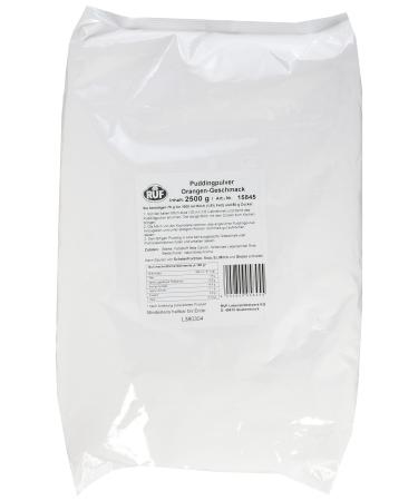 Ruf OrangenPudding powder pudding for cooking pudding without sugar fresh pudding storage pack for large kitchen canteen and restaurant kitchen 1x2500g