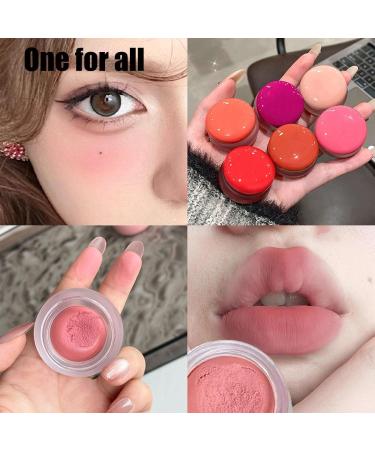  Qixfyze Blush Lipstick Blushing Pudding Pot for Lips and Cheeks Korean Blush with Applicator Stick Multi-Use Blurring Blush/Lip Balm Pots - Buy Online on GoSupps.com