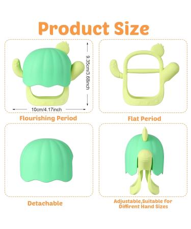 Treela 6 Pack Silicone Baby Teething Toys | BPA-Free Baby Chew Toys | Mitten Teething for Babies | Satisfy Sucking Needs - Buy Online on GoSupps.com