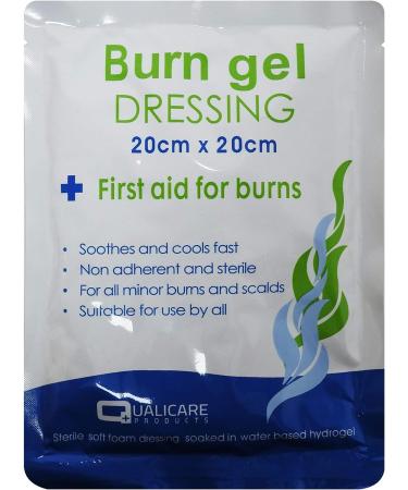 10x Large 20cm x 20cm Non-Adherent Burn Wound Dressing Pads for First Aid - Buy Online on GoSupps.com