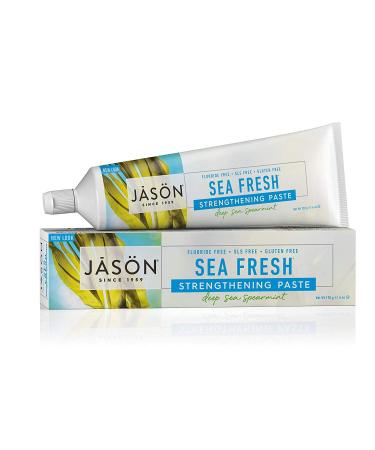 Jason Natural Sea Fresh Strengthening Paste Deep Sea Spearmint 6 oz (170 g)