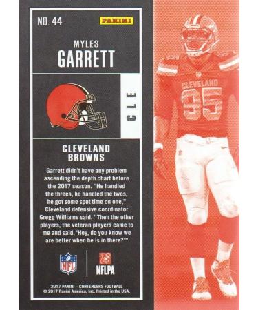 2017 Panini Contenders NFL Football 100 Card Veteran Players Set - Tom Brady, Carson Wentz, Rob Gronkowski, Myles Garrett Rookie & More - Buy Online on GoSupps.com