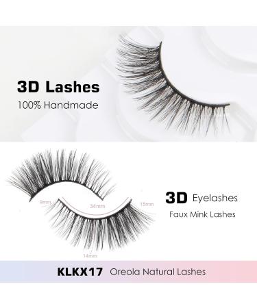 Oreola 14 Pairs Cat Eye Lashes - Natural Wispies & 3D Crossed False Eyelashes Set - Buy Online on GoSupps.com