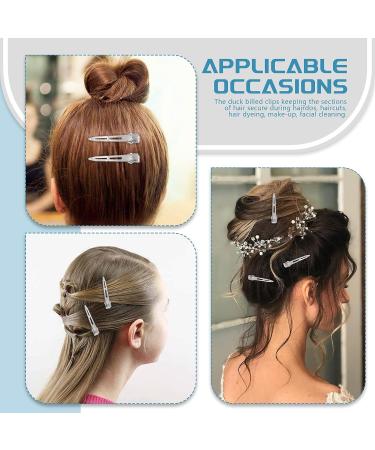 Cimeton 120Pcs Assorted Sizes Single Prong Pin Curl Clips Kit - Metal Alligator Clips for DIY Hair Accessories - Buy Online on GoSupps.com