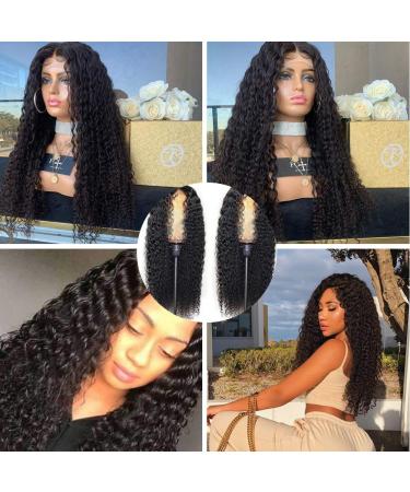 Suszian Lace Front Real Hair Wig for Black Women - Deep Curly & Long Adjustable Wig with Baby Hair - Buy Online on GoSupps.com