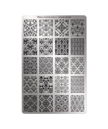Moyra Stampingplatte 11 Damask Drapery