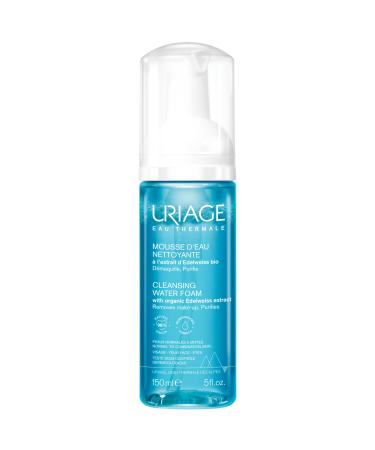 URIAGE Cleansing Make-Up Remover Foam 5 fl.oz. | Gentle Micellar Face and Eye Makeup Remover to Detoxify Skin | Soap-free and Ophthalmologist tested Cleanser for Normal to Oily Skin