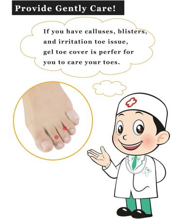 JKcare Pinky Toe Sleeves - 20 Pack Gel Corn Cushion Pads for Toe Protectors | Reduce Friction & Blister Corn Nail Issues - Small Size - Buy Online on GoSupps.com
