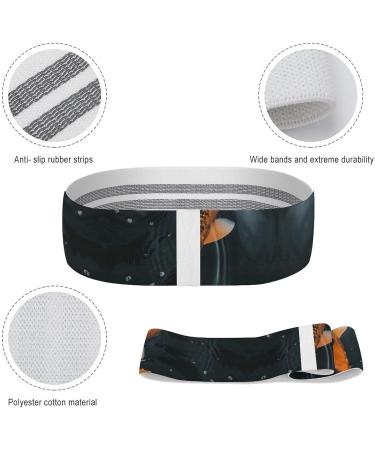 Buy Orange Fish Pattern Resistance Bands - Fabric Exercise & Fitness Bands for Ultimate Leg Workouts - Buy Online on GoSupps.com
