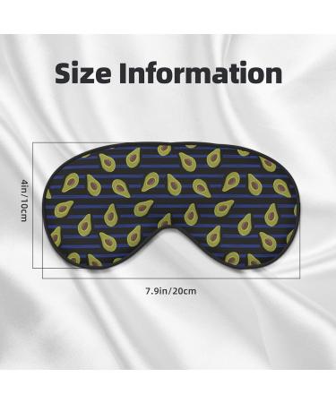 Buy Adjustable Double-Sided Avocado Sleep Mask | Soft Eye Covers for Ultimate Comfort & Eye Edema Relief - International Shipping Available - Buy Online on GoSupps.com