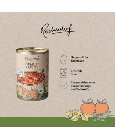 Reichenhof I Organic Ready Meals 6-Pack | 3x Ravioli & 3x Italian Pasta Pot | Premium International Shipping - Buy Online on GoSupps.com