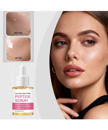 Nuvilo Salmon DNA Peptide PDRN Serum 1% Sodium DNA PDRN Serum with Peptide Complex Firming Moisturizing Serum for Women Daily Moisturizing Essence Radiant Smooth Skin (2pcs) - Buy Online on GoSupps.com