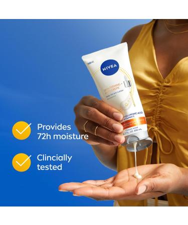 NIVEA Skin Firming & Anti Crepe Body Serum-Lotion with Q10 Hyaluronic Acid and Vitamin C 72-Hour Moisture 6.7 Fl Oz Tube - Buy Online on GoSupps.com