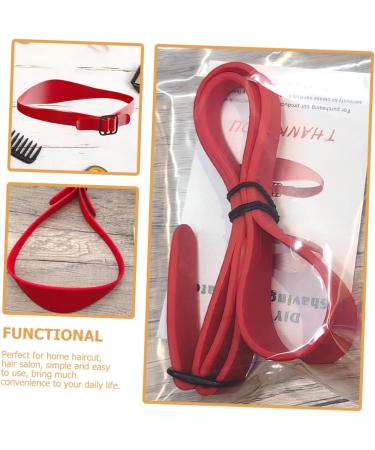 Ipetboom Haircut Shaving Template Hair Cutting Fade Guide Adjustable Hair Cutting Guide Hair Fade Guide for Men Adjustable Haircut Guide Red Neckline Silica Gel Headband Man - Buy Online on GoSupps.com