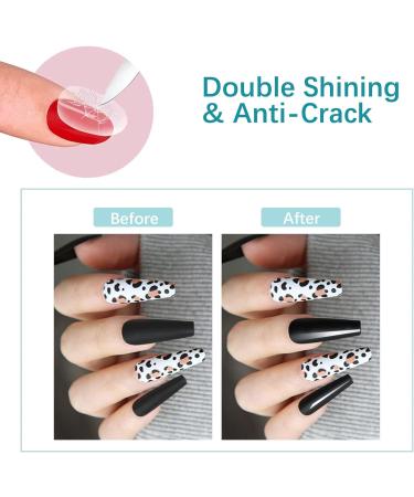 2 in 1 Dip Powder Base Top Coat with Activator Dip Powder Liquids Set for Dipping Powder Starter Kit Dry Fast Easy to Apply and No UV LED Needed (2x15ml) - Buy Online on GoSupps.com