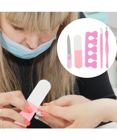 5 Piece Manicure Kit | Pedicure 5 Piece Manicure Tool Set - Manicure for Travel Parties Dating and Proms - Buy Online on GoSupps.com