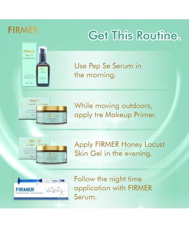 Instant Skin Tightening Gel with Honey Locust - Uplift Firm & Vitalize Skin | Neck & Face Wrinkle Solution for Men & Women | All Skin Types - 50g - Buy Online on GoSupps.com