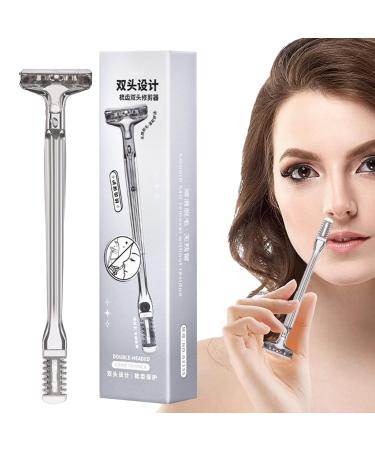 Tondeuse Poils de Nez pour les Femmes | pilateur Double T te pour Poils du Nez |
