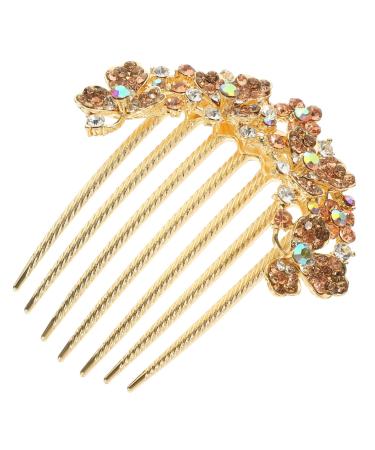Didiseaon comb decorate diamond decor hairpin Clip Hair piece diamond Diamond Twist rhinestone bobby pins rhinestone hair combs accessories Hair up crafts headgear the flowers