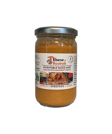EBENE&BAOBAB Ebene&Baobab - incredible Maf sauce original and comforting - meeting peanuts tomatoes and spices up to 4 people African flavours at home 260 g net jar cooked in France
