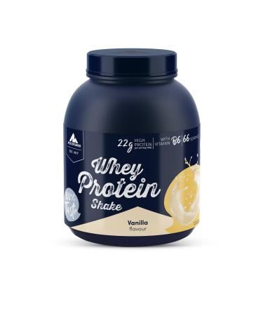 Multipower whey protein shake -water -soluble protein powder with vanilla taste made of whey concentrate and isolate -21 g protein and vitamin B6 -2 kg vanilla 2 kg - Buy Online on GoSupps.com