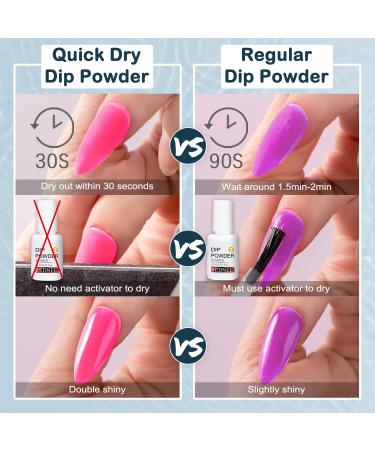 REDNEE 21 Pcs Dip Powder Nail Kit - Mermaid Collection with 12 Colors, Fast Dry and No LED Lamp Needed - Perfect for Salon Party - RE35 - Buy Online on GoSupps.com