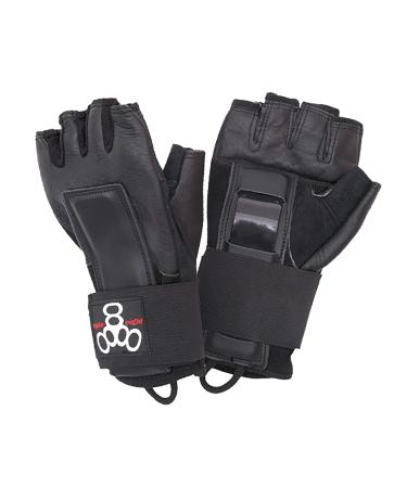 Triple Eight Hired Hands Gloves Black Junior