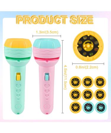 Forhome Flashlight Projector for Children - 2-in-1 Projection Light Toy with 80 Animal Patterns - Perfect Gift for Boys & Girls - Buy Online on GoSupps.com