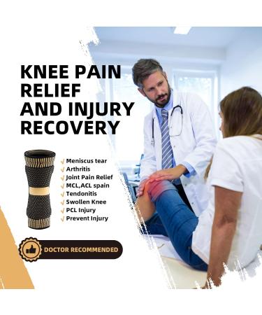 2 Pack Copper Knee Support for Women/Men - Knee Brace Compression Sleeve Best Knee Sleeves Supports for Arthritis Meniscus Tear Knee Joint Pain MCL ACL Running Sports 3XL Copper (Pack of 2) - Buy Online on GoSupps.com