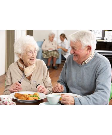 Adaptive Weighted Silverware Set for Elderly & Disabled - Easy Grip Utensils for Parkinson's, Arthritis & Weak Hands - Buy Online on GoSupps.com