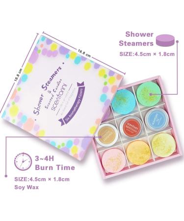 Mothers Day Shower Steamers & Candles Set - Aromatherapy Bombs for Home Spa Experience - Buy Online on GoSupps.com