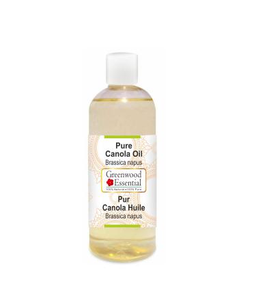 Greenwood Essential Pure Canola Oil (Brassica napus) Pure Therapeutic Grade Cold Pressed 200ml (6.76 oz)