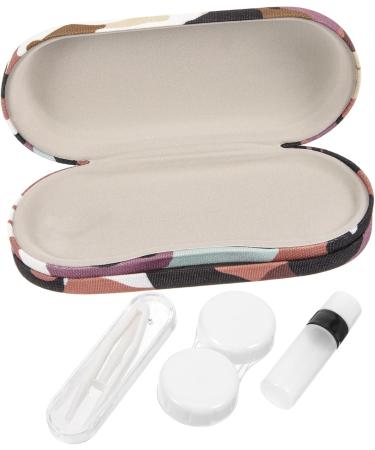 Homsfou Dual-Use Glasses Case & Travel Contact Lens Container - Hardshell Organizer for Glasses and Lenses - Buy Online on GoSupps.com