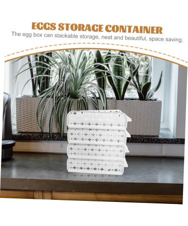 Mikikit Box 30 Egg White Shelf Brackets Shelving Brackets Refrigerator Crisper Organizer Drawer Food Stacker As Shown 28*21.5*28 - Buy Online on GoSupps.com