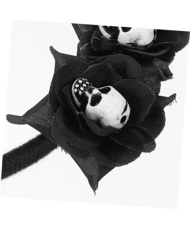 Didiseaon Halloween Headband Halloween Hairbands Halloween Favor Halloween Black Rose Headband Halloween Skull Headpiece Day of The Dead Headpiece Goth Headband Gothic Skull Headband Fabric - Buy Online on GoSupps.com